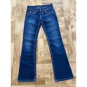 MEK Denim Women’s Bootcut Jeans Buckle 26x32